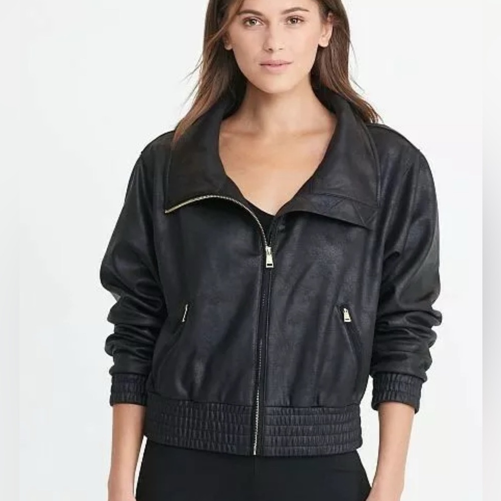 Ralph Lauren French Terry Coated Bomber Jacket Motorcycle